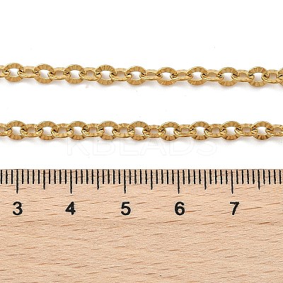 304 Stainless Steel Boston Link Chain Necklace LS-BJEW-B072-05G-1