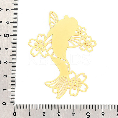 Brass Filigree Big Pendants KKC-T003-06G-1