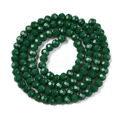 Opaque Solid Color Imitation Jade Glass Beads Strands LS-EGLA-A044-P4mm-D09-1
