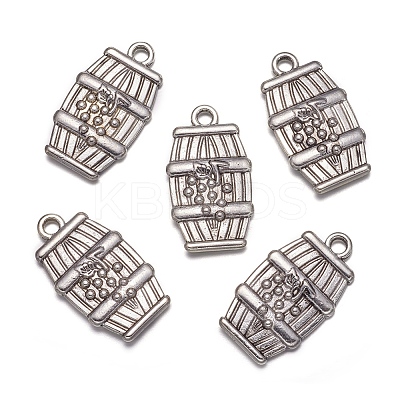 Tibetan Style Alloy Pendants TIBEB-A11923-AS-LF-1