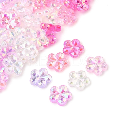 216Pcs 6 Styles Transaparent Acrylic Beads PACR-FS0001-05-1