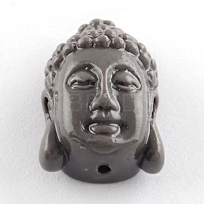 Dyed Buddha Head Synthetical Coral Beads CORA-R011-15-1