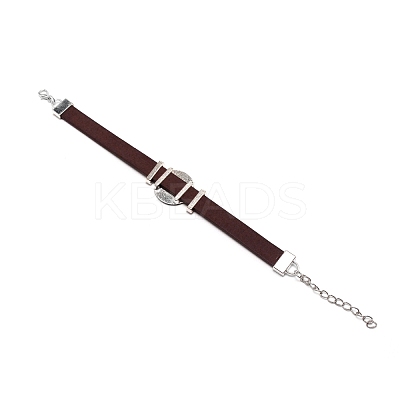 PU Leather Cord Bracelet Making AJEW-TAC0034-01A-1