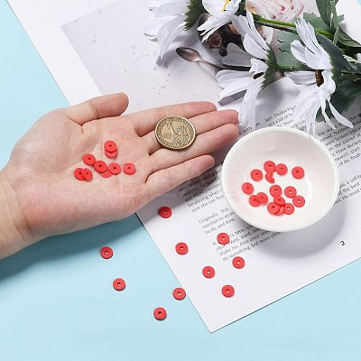 150G 15 Colors Handmade Polymer Clay Beads CLAY-JP0001-12-8mm-1