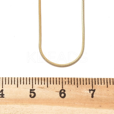 304 Stainless Steel Snake Chains Necklaces X-STAS-F094-24G-1