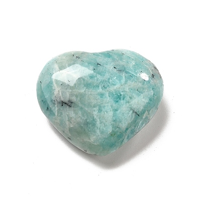 Natural Amazonite Home Heart Love Stones G-G986-03-1
