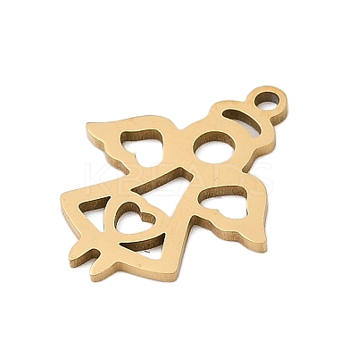 201 Stainless Steel Pendants STAS-F316-07G-1