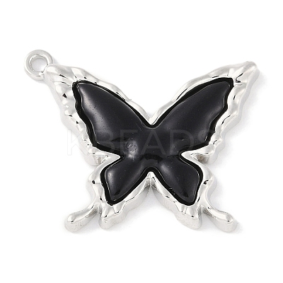 Rack Plating Alloy Enamel Pendants PALLOY-F018-12P-01-1