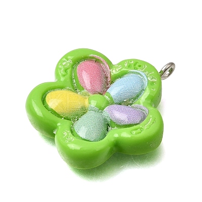Opaque Resin Pendants RE-CBAA178-03P-1