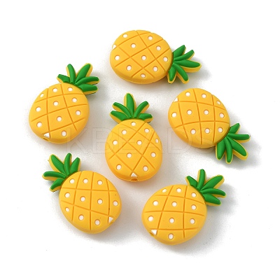 Food Grade Eco-Friendly Silicone Beads LS-SIL-WH0006-08-1