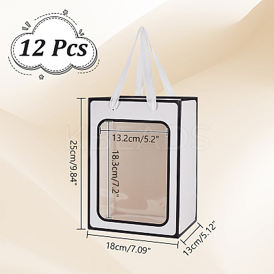 Paper Gift Storage Bags with Handle CARB-WH0017-10B-03-1