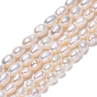 Natural Cultured Freshwater Pearl Beads Strands PEAR-N012-03D-1