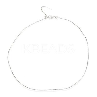 Adjustable Electroplate Brass Venetian Chain Necklace X-MAK-L028-02P-1