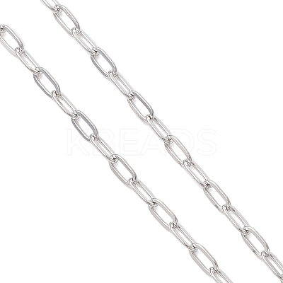 2.5MM 304 Stainless Steel Paperclip Chain Slider Necklace Making AJEW-JB01410-1
