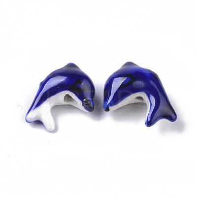 Handmade Porcelain Beads PORC-N004-105A-1