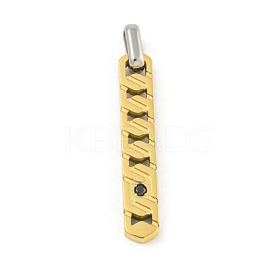Ion Plating(IP) 304 Stainless Steel Pendants STAS-F307-04G-1