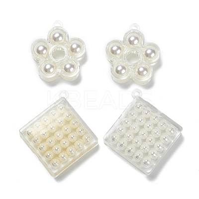 (Defective Closeout Sale: Yellowing) Transparent Acrylic Pendants TACR-XCP0001-05-1