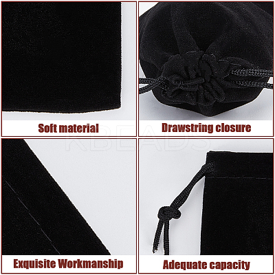 Rectangle Velvet Drawstring Pouches TP-CN0001-03A-02-1