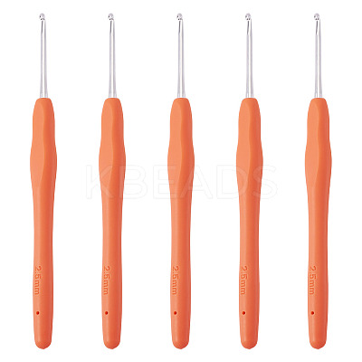 TPR Handle Aluminum Crochet Hook Needles TOOL-TA0001-13F-1