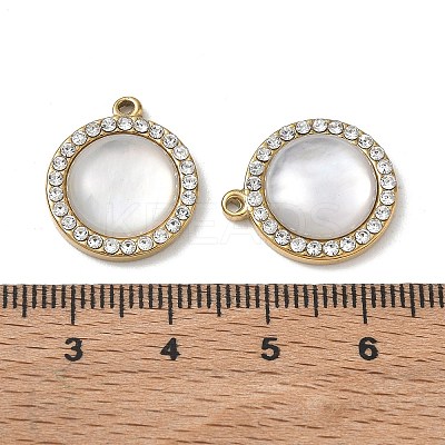 Natural Freshwater Shell Pendants SA-CBA11D7-19A-G-1