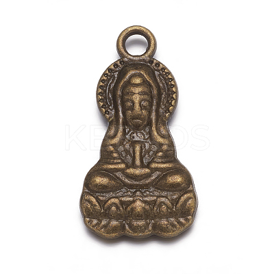 Tibetan Style Alloy Pendants X-PALLOY-K1363-AB-NR-1