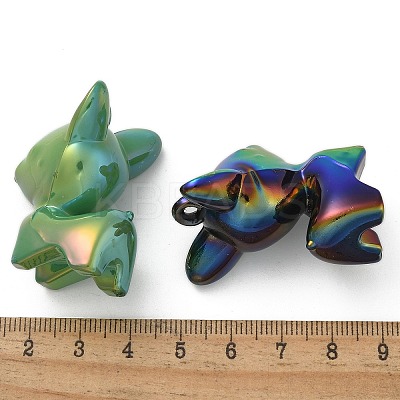 UV Plating Acrylic Pendants PACR-Q008-21-1