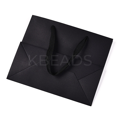 Rectangle Paper Bags with Rope Handles CARB-L011-02C-05-1