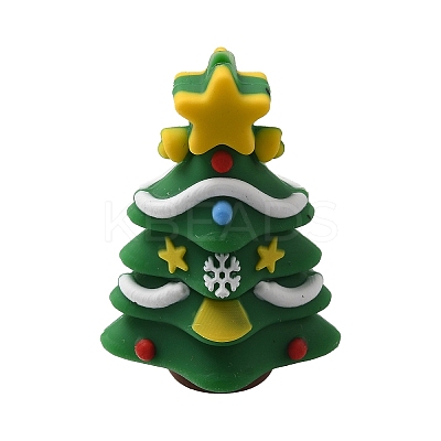 Christmas Theme Silicone Focal Beads SIL-L007-01D-1