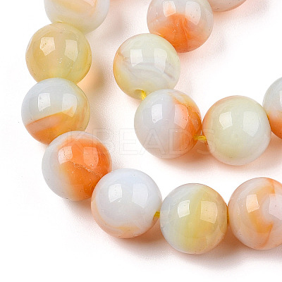 Handmade Lampwork Beads Strands LAMP-D072-B-04-1