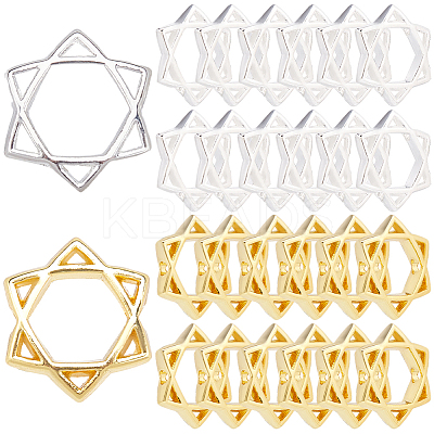50Pcs Long-Lasting Plated Alloy Bead Frame FIND-SP0002-54-1