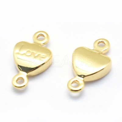 Brass Links Connectors KK-J279-42G-NR-1