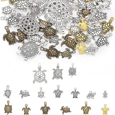 16 Style Tibetan Style Alloy Pendants FIND-CA0006-35-1