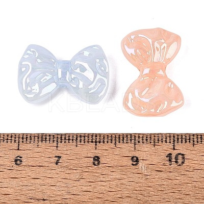 UV Plating Transparent Acrylic Beads OACR-Q204-12-1