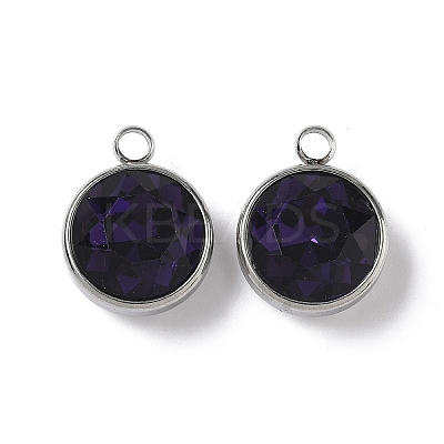 K9 Glass Rhinestone Pendants LS-STAS-F123-26A-1