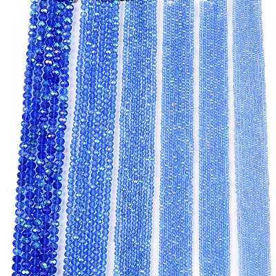 Electroplate Glass Beads Strands LS-EGLA-A044-T8mm-L14-1