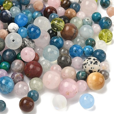 Natural & Synthetic Mixed Gemstone Beads G-XCP0001-52-1