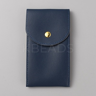 Rectangle Imitation Leather Single Watch Storage Bag ABAG-WH0044-45E-1