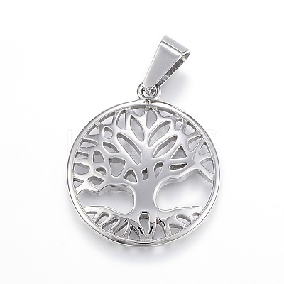 Non-Tarnish 304 Stainless Steel Pendants X-STAS-G126-16P-1