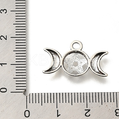 Tibetan Style Alloy Charms FIND-G078-16AS-1