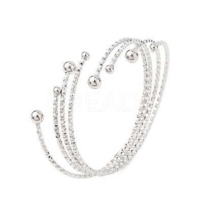 304 Stainless Steel Cuff Bangles for Women BJEW-B150-03P-1