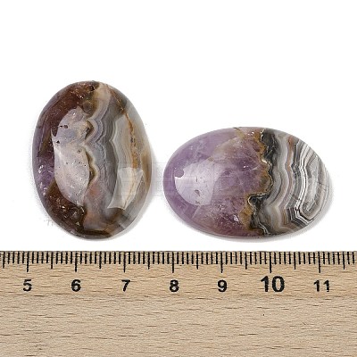Natural Amethyst Lace Agate Pendants G-A244-12A-01-1