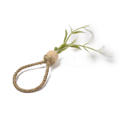Jute Twine Napkin Rings AJEW-U016-01A-1
