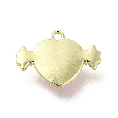 Transparent Pink Resin Rhinestone Charms LS-FIND-B015-01A-LG-1