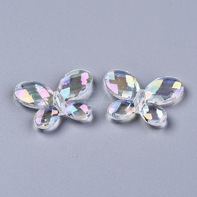 Transparent Acrylic Beads PACR-N010-014-1