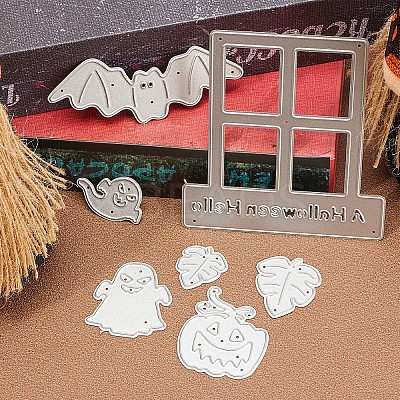 Halloween Carbon Steel Cutting Dies Stencils DIY-WH0387-65MP-1