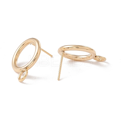 304 Stainless Steel Stud Earring Findings X-STAS-P308-02B-G-1