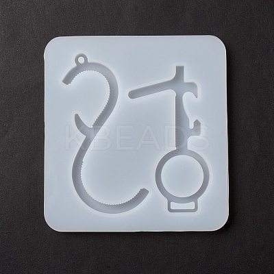Key Shape DIY Pendant Silicone Molds DIY-F114-16-1