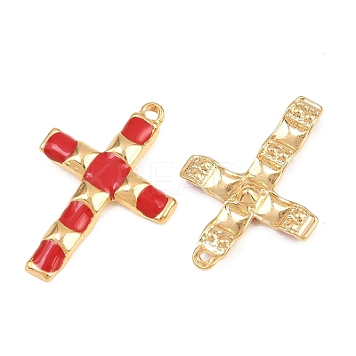 304 Stainless Steel Enamel Pendants STAS-G398-21G-02-1
