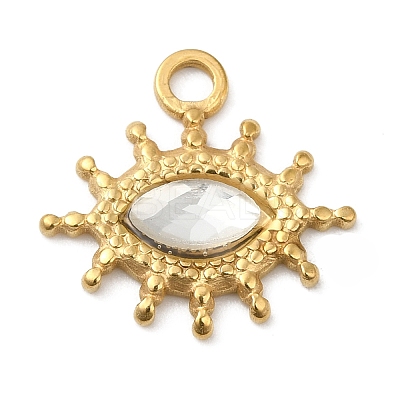 Real 18K Gold Plated 304 Stainless Steel Pendants STAS-A084-19G-01-1