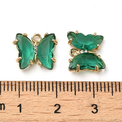 Brass with Glass Pendants FIND-Z020-02C-1